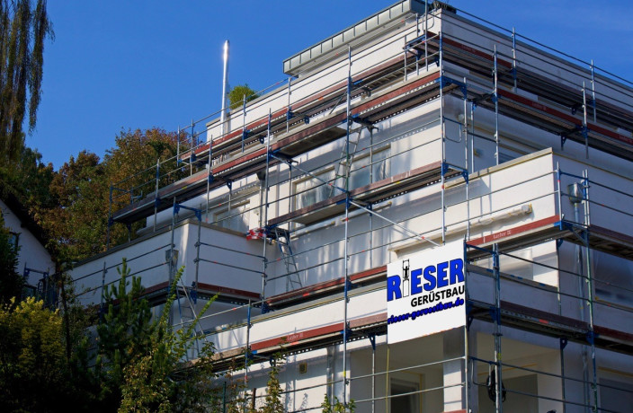 Beispielarbeit von Rieser Gerüstbau - veröffentlicht auf Geruestbau.org